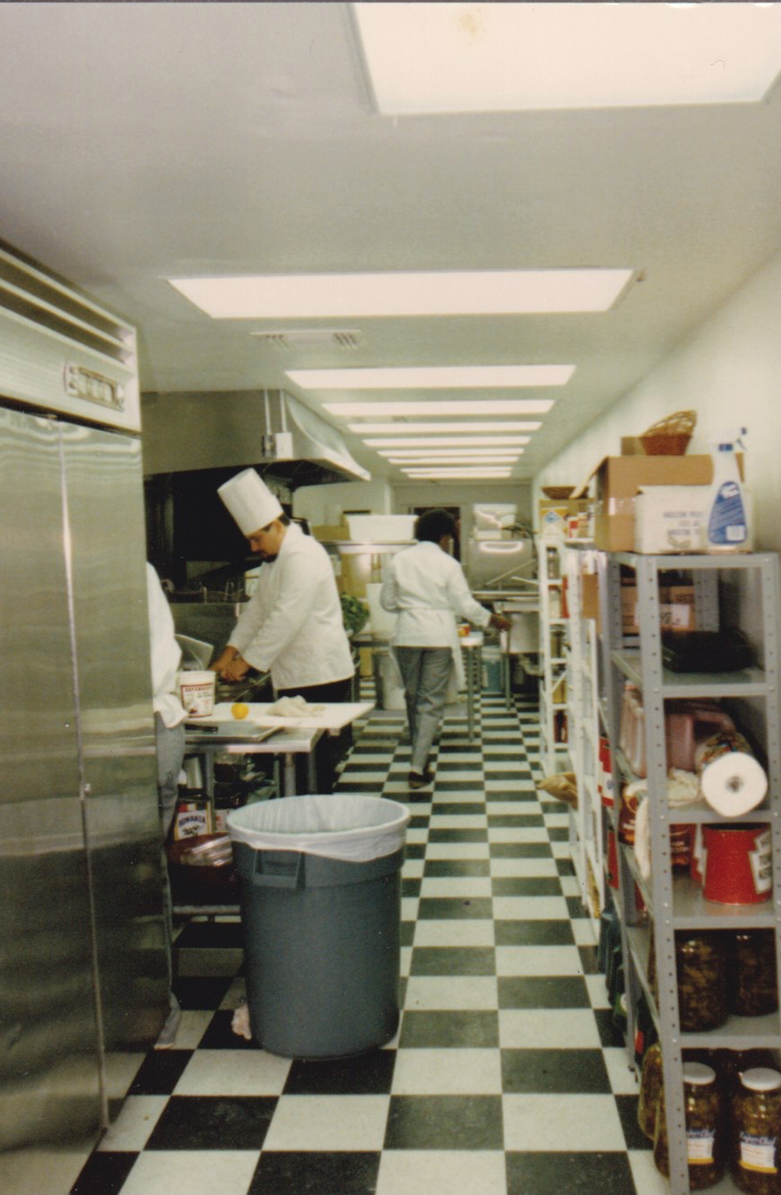 Completed commercial kitchen in operation